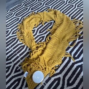 Yellow Knitted Scarf